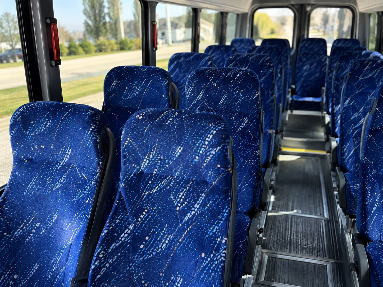 oxnard 18 passenger minibus inside