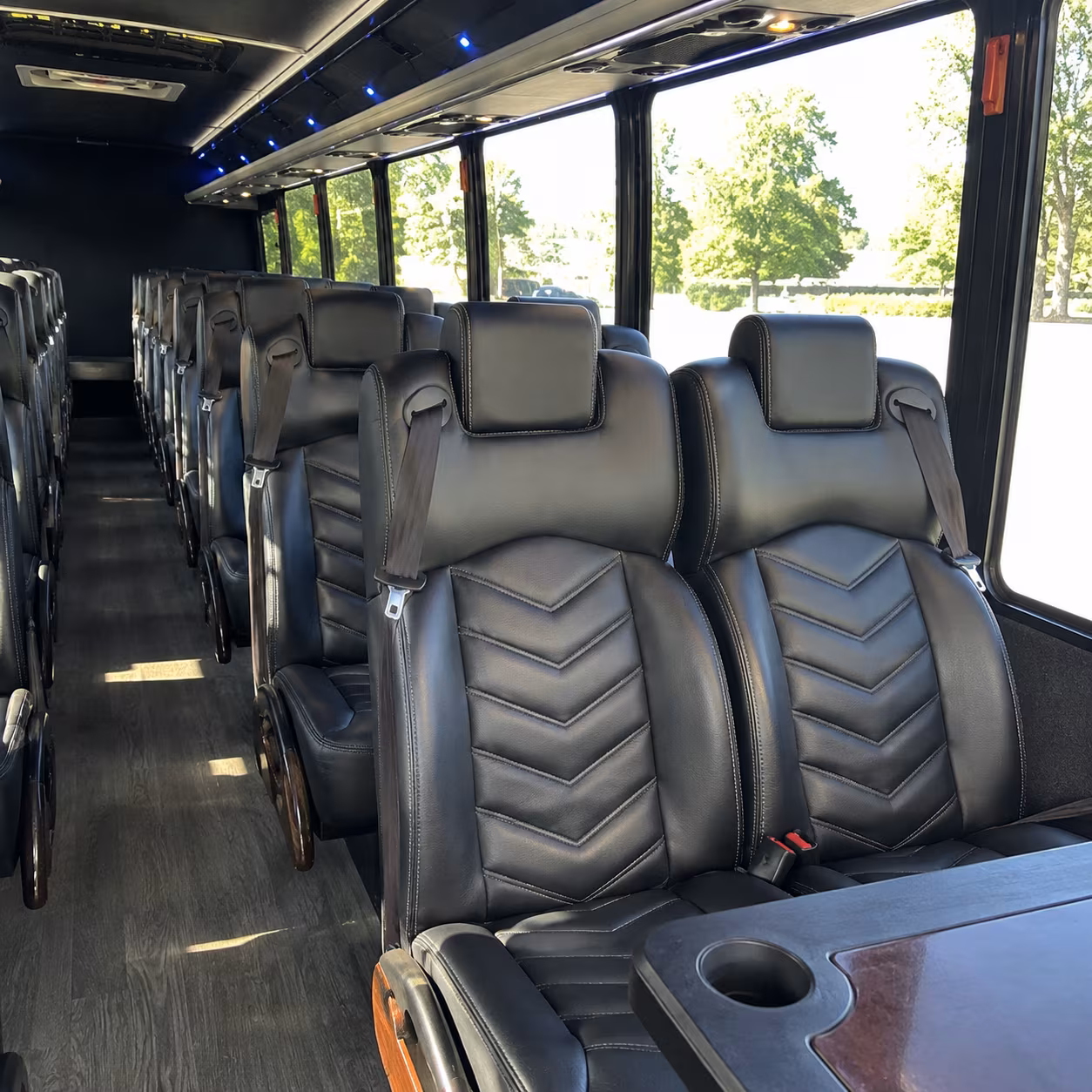 oxnard 25 passenger minibus inside