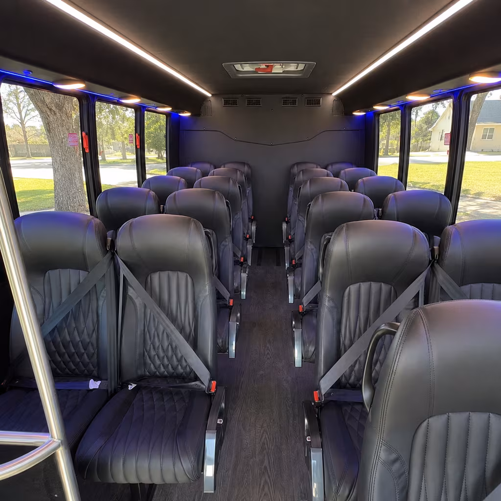 oxnard 28 passenger minibus inside