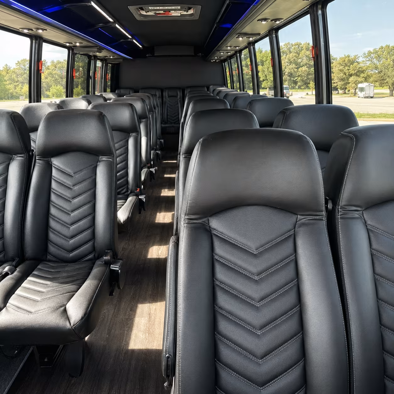 oxnard 35 passenger minibus inside