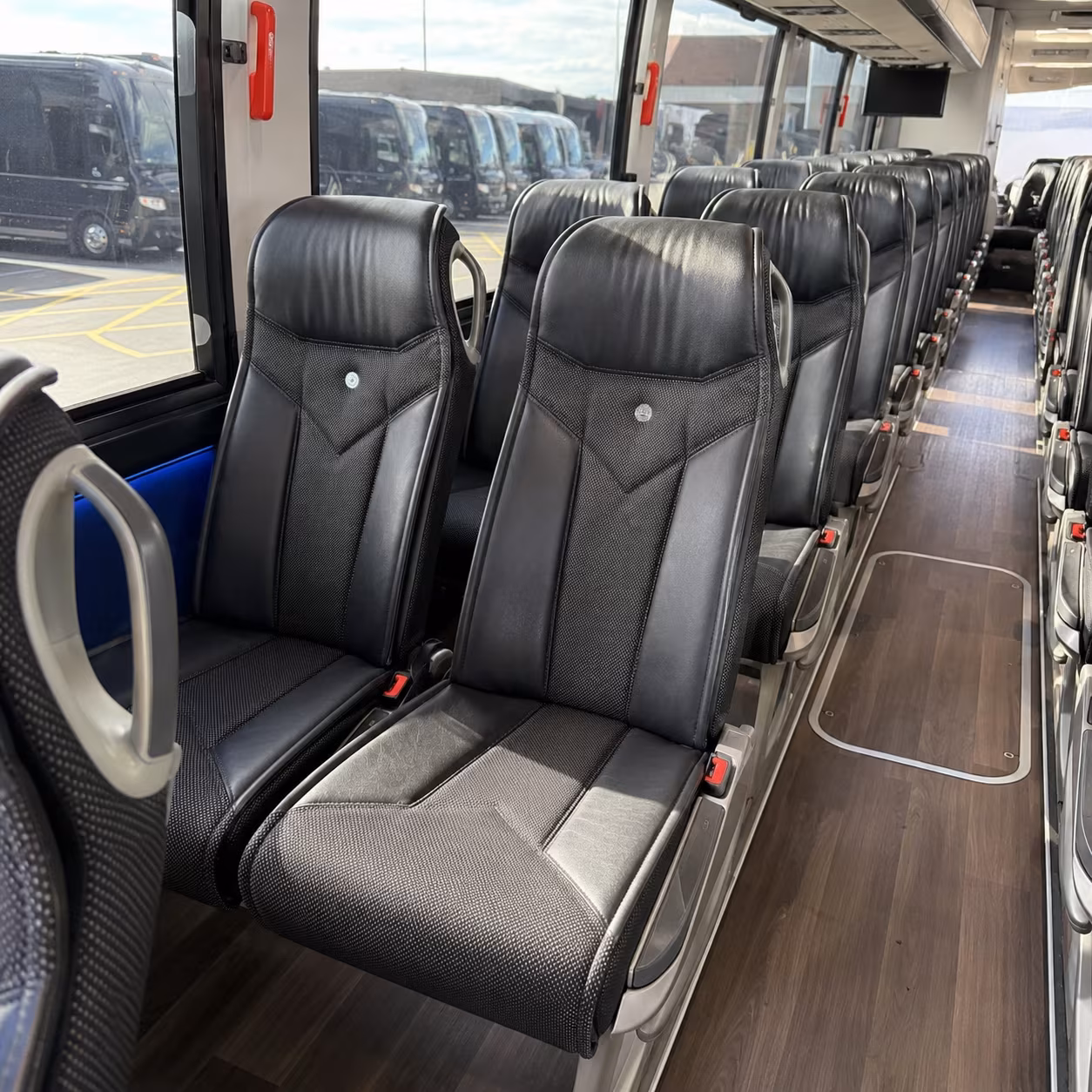 oxnard 40 passenger charter bus interior
