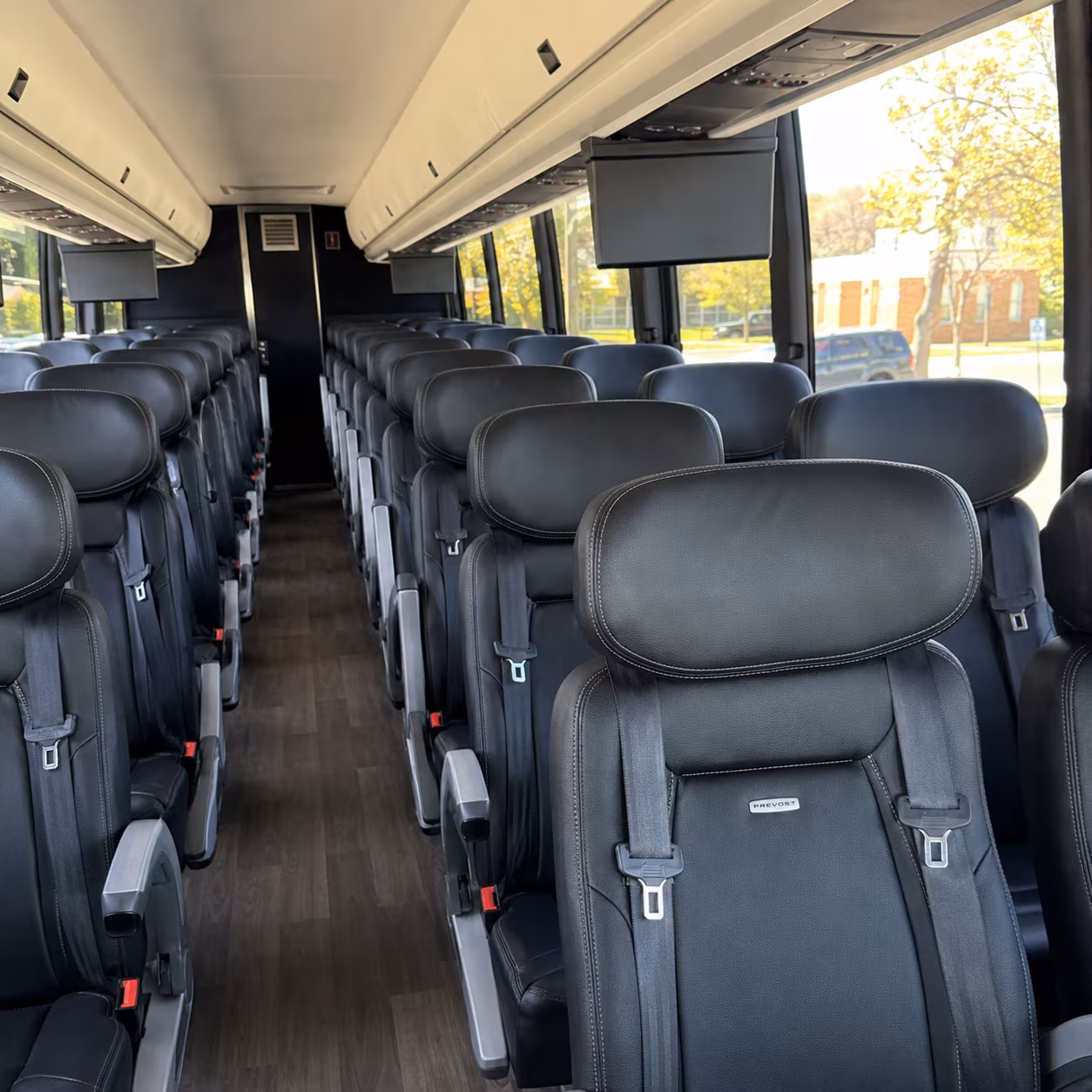oxnard 45 passenger charter bus inside