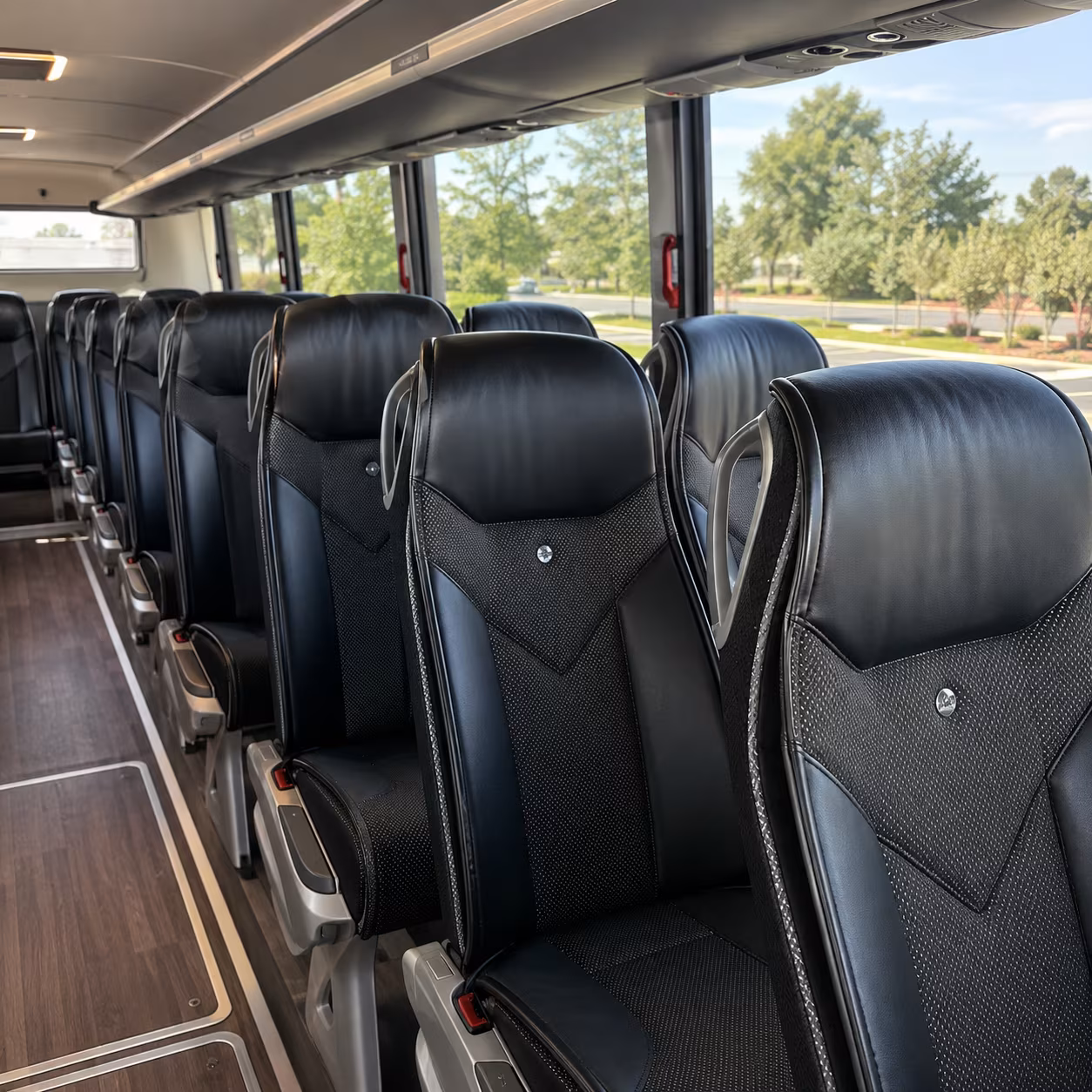 oxnard 45 passenger charter bus interior