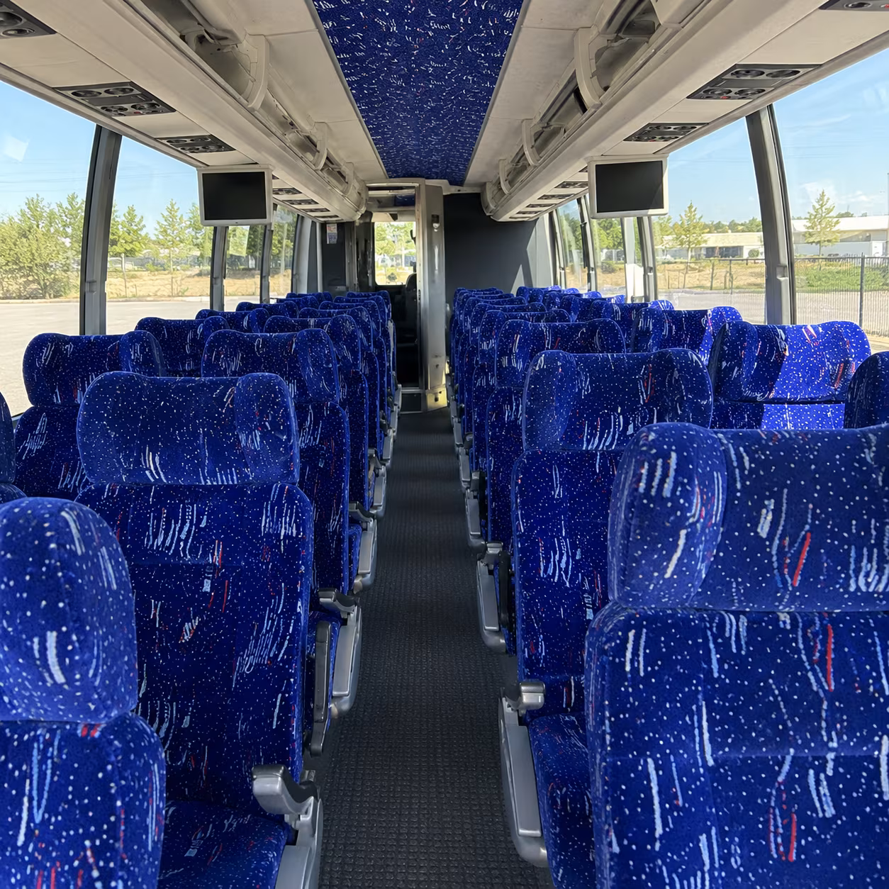 oxnard 54 passenger charter bus interior