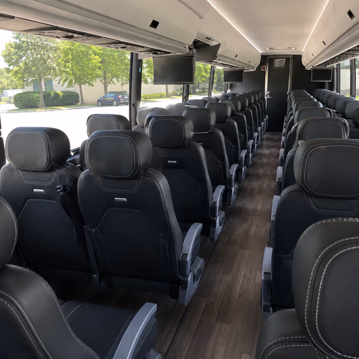 oxnard 56 passenger charter bus interior