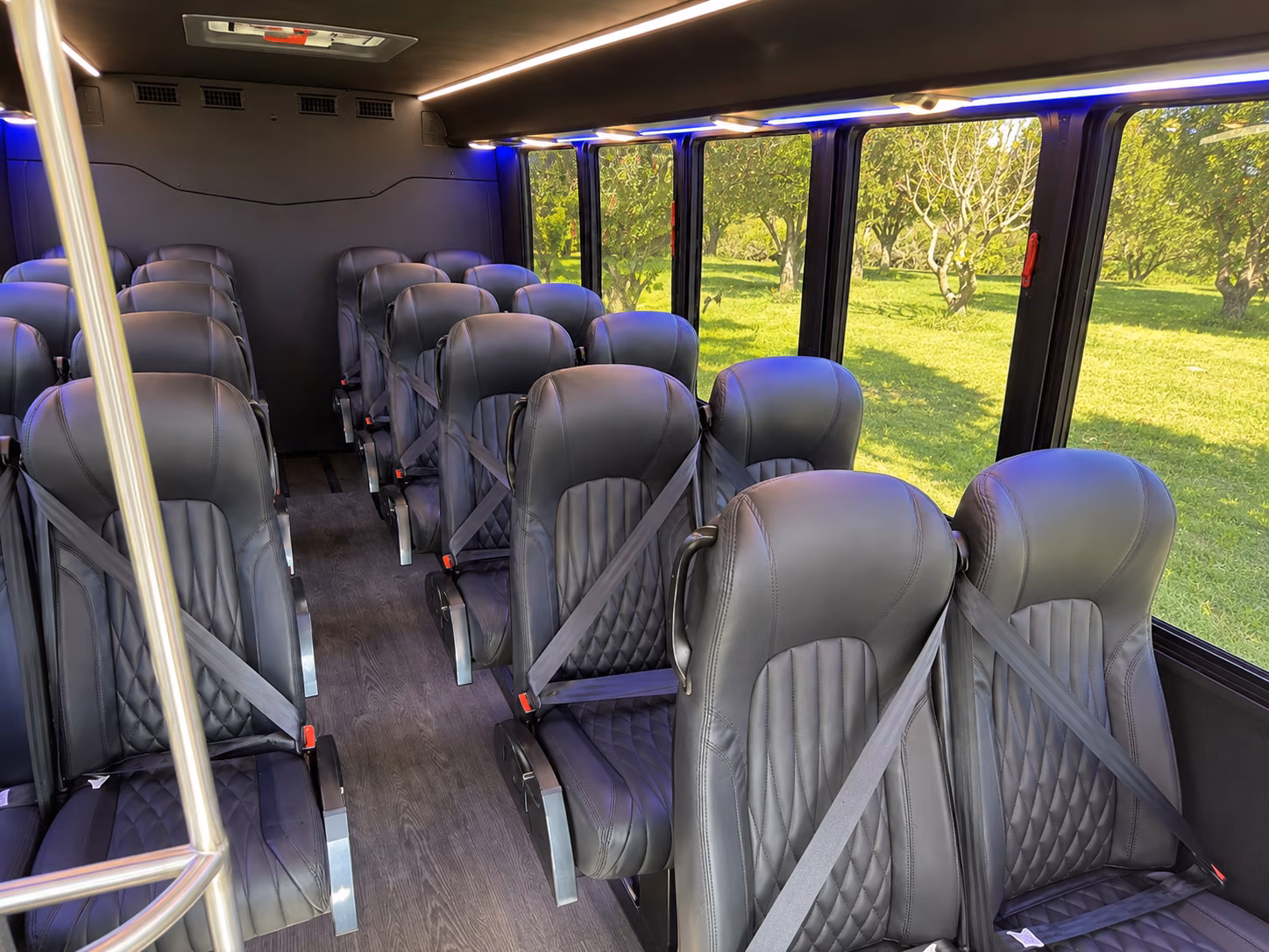 oxnard event transportation onboard seating