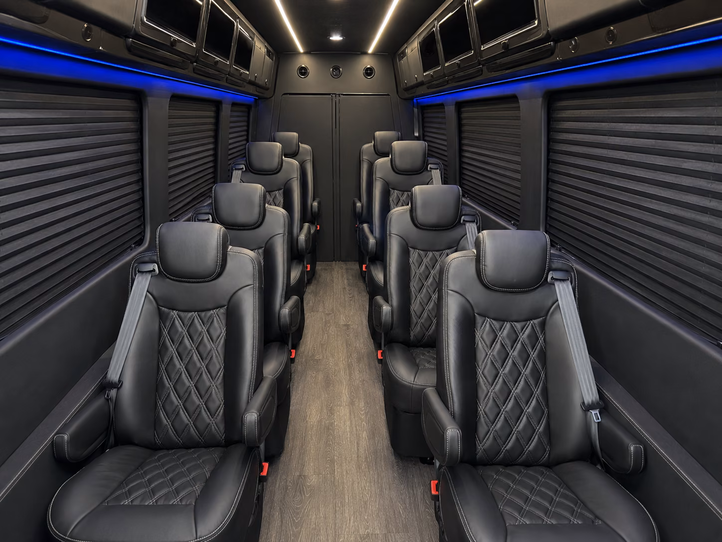 oxnard sprinter van with driver inside