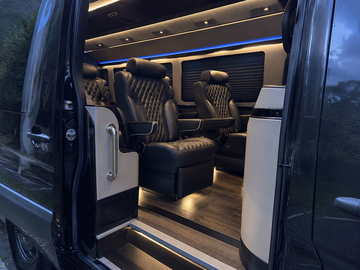 oxnard sprinter van with driver interior