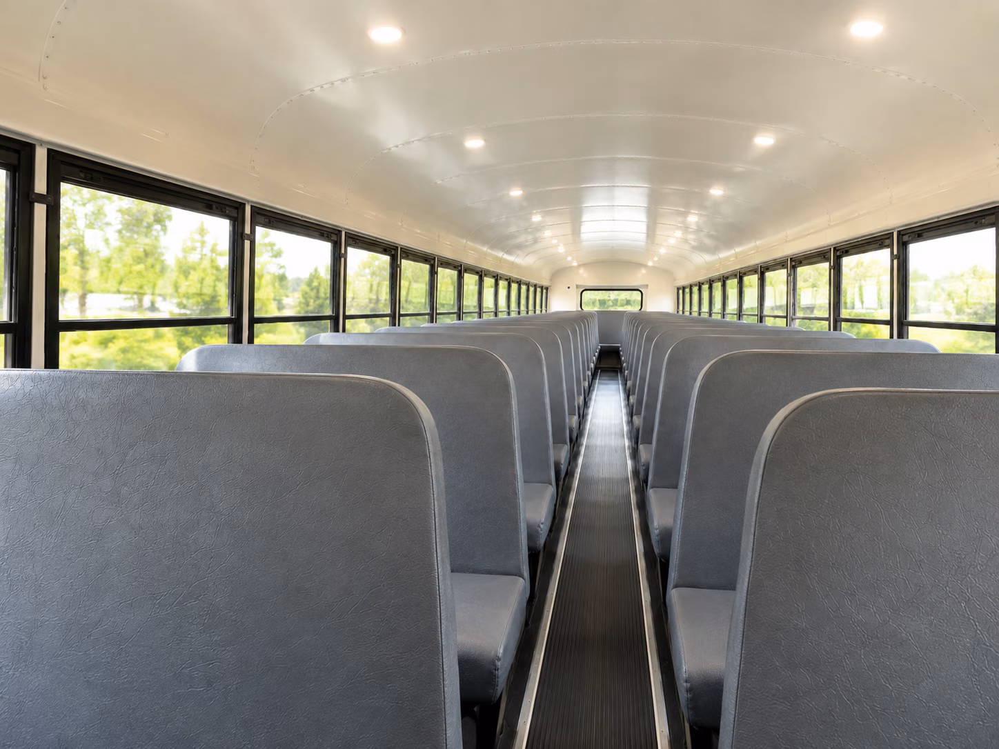 school bus interior