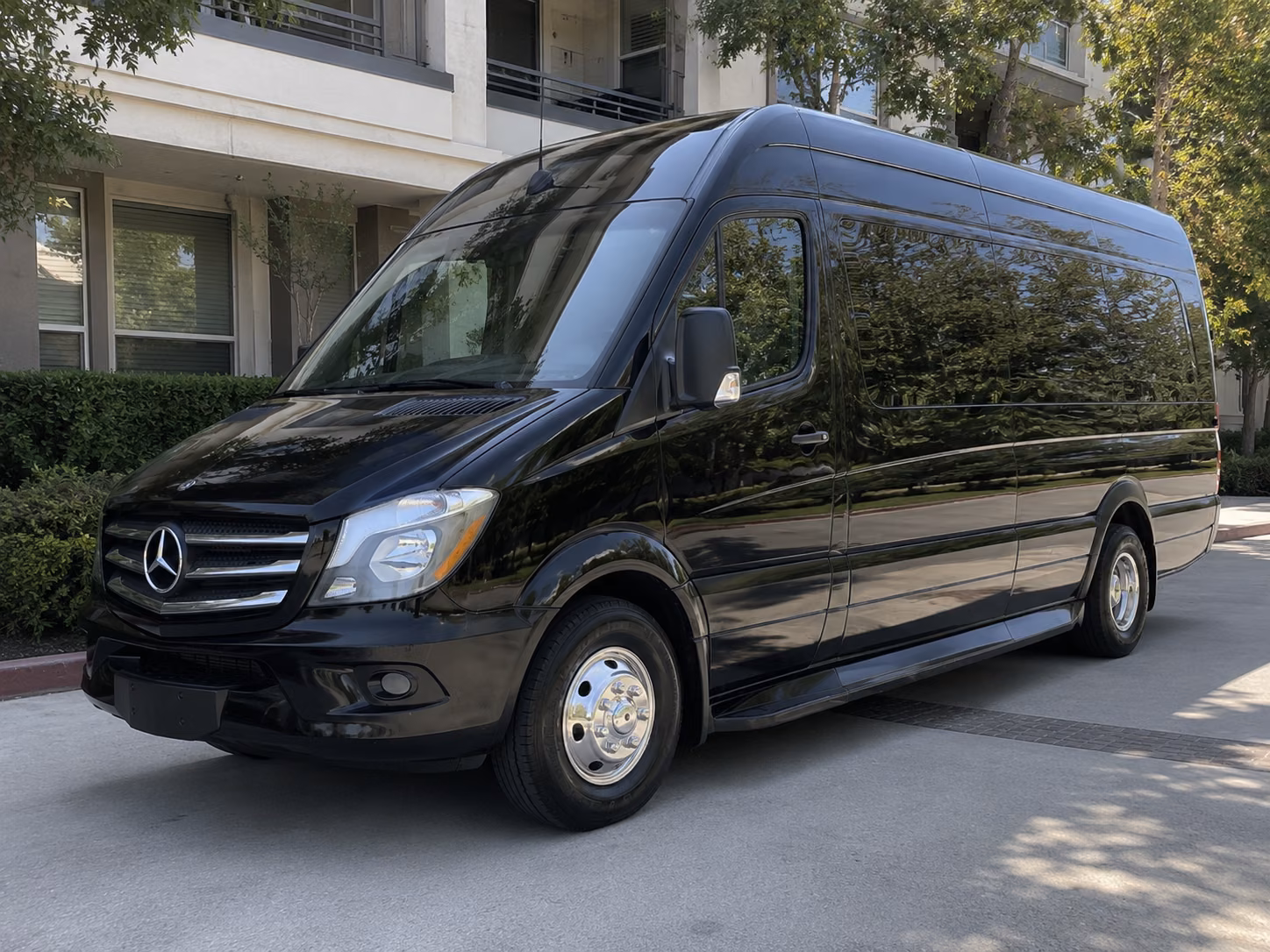 sprinter vans for oxnard wedding party transportation